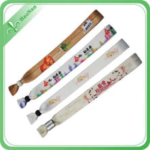 Sublimated Printed Technique and Sports Theme One Time Wristband